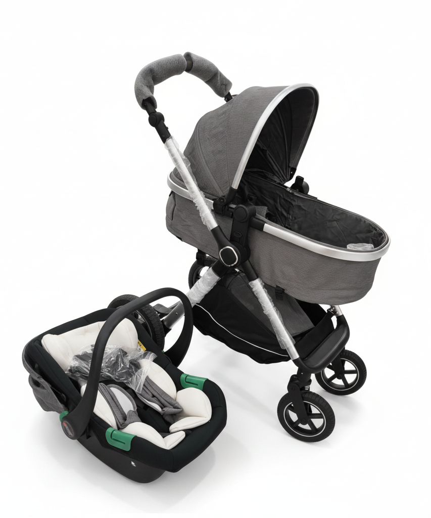 Kidilo 3-in-1 Baby Travel System with Stroller and Car Seat