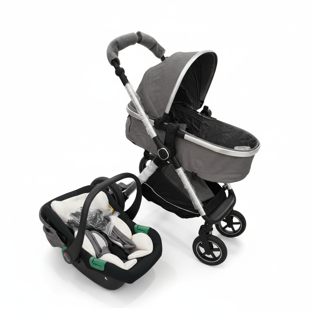 Kidilo 3-in-1 Baby Travel System with Stroller and Car Seat
