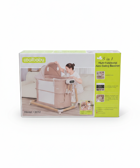 Coolbaby 5 in 1 Multi-Functional Auto-Swing Bassinet (Model: CB112)
