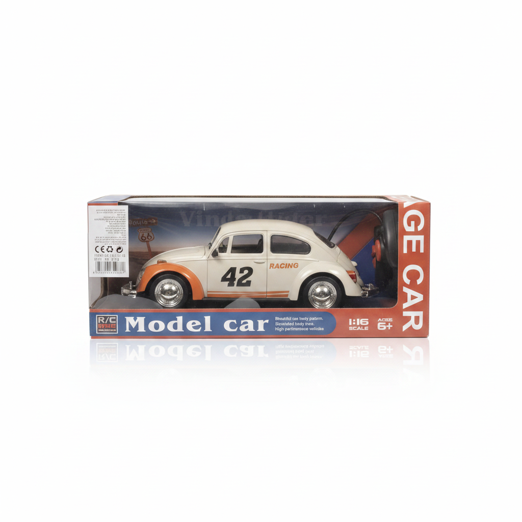 Vintage R/C Model Car (Beetle Style)