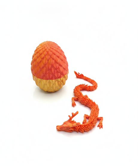 Articulated Dragon and Dragon Egg Set