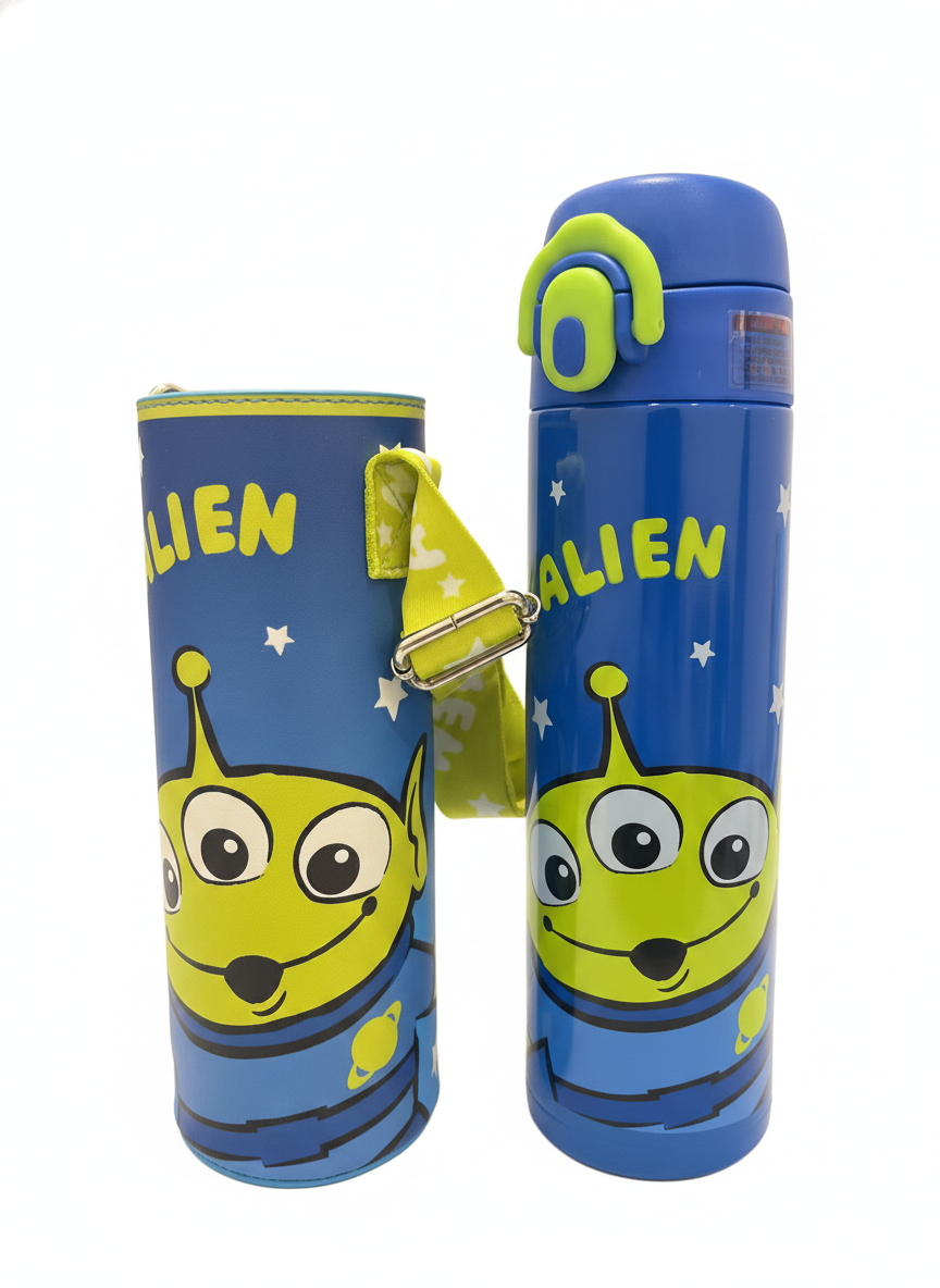 Toy Story Alien Insulated Water Bottle & Carrier Set