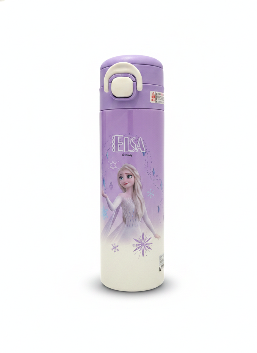 Disney Frozen Elsa Insulated Water Bottle with Carrying Pouch
