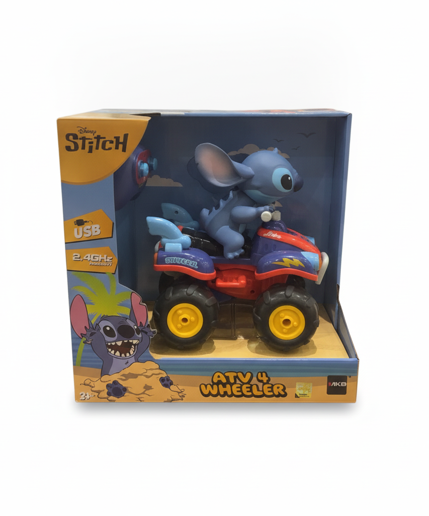 Disney Stitch ATV 4 Wheeler Remote Control Vehicle