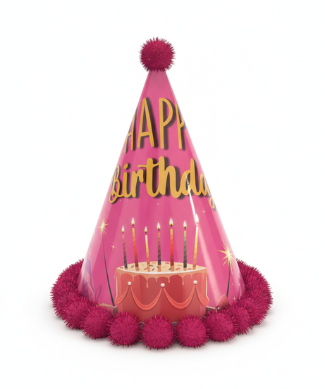 Happy Birthday Cone Party Hat