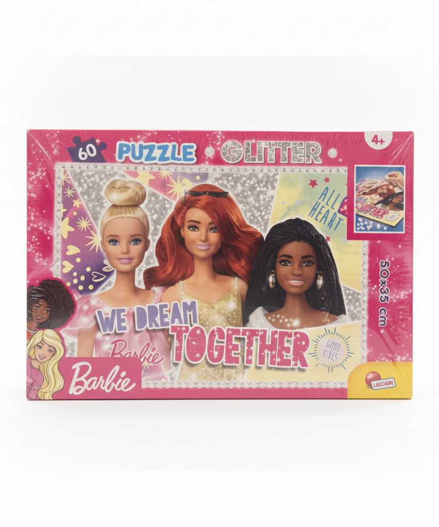 Barbie We Dream Together 60 Piece Glitter Puzzle