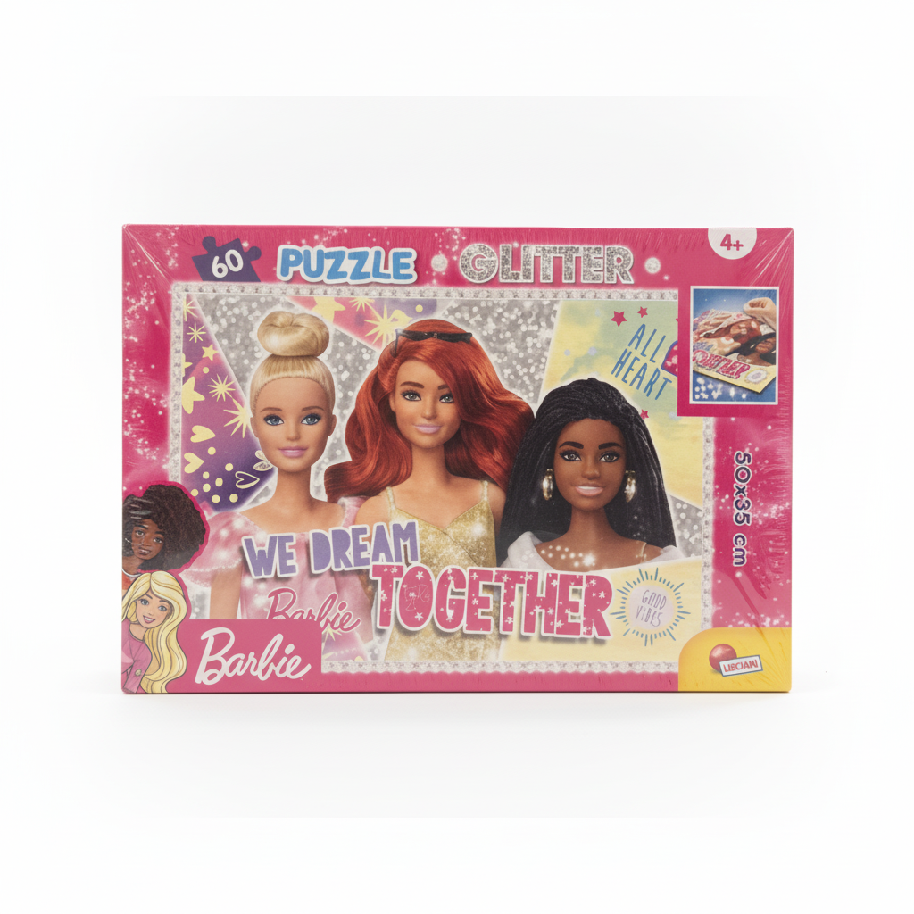 Barbie We Dream Together 60 Piece Glitter Puzzle