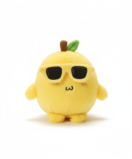 Cool Yellow Fruit Plush with Sunglasses(15cm)