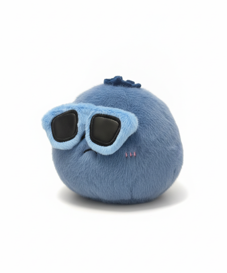 Cool Blueberry Plush Toy with Sunglasses (15cm)