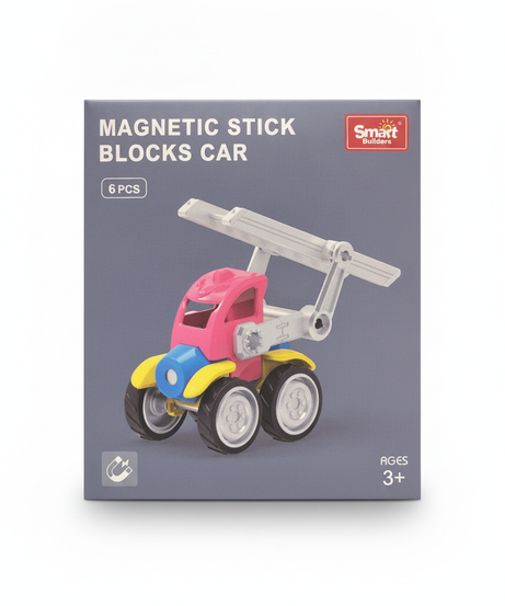 Magnetic Stick Blocks Car