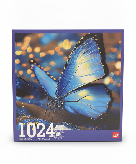 GX 1024 Piece Art Puzzle - Blue Butterfly