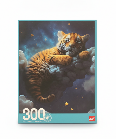 300 Piece Art Puzzle: Sleeping Tiger Dream