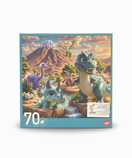 Selection Art Puzzle - Friendly Dinosaur Valley