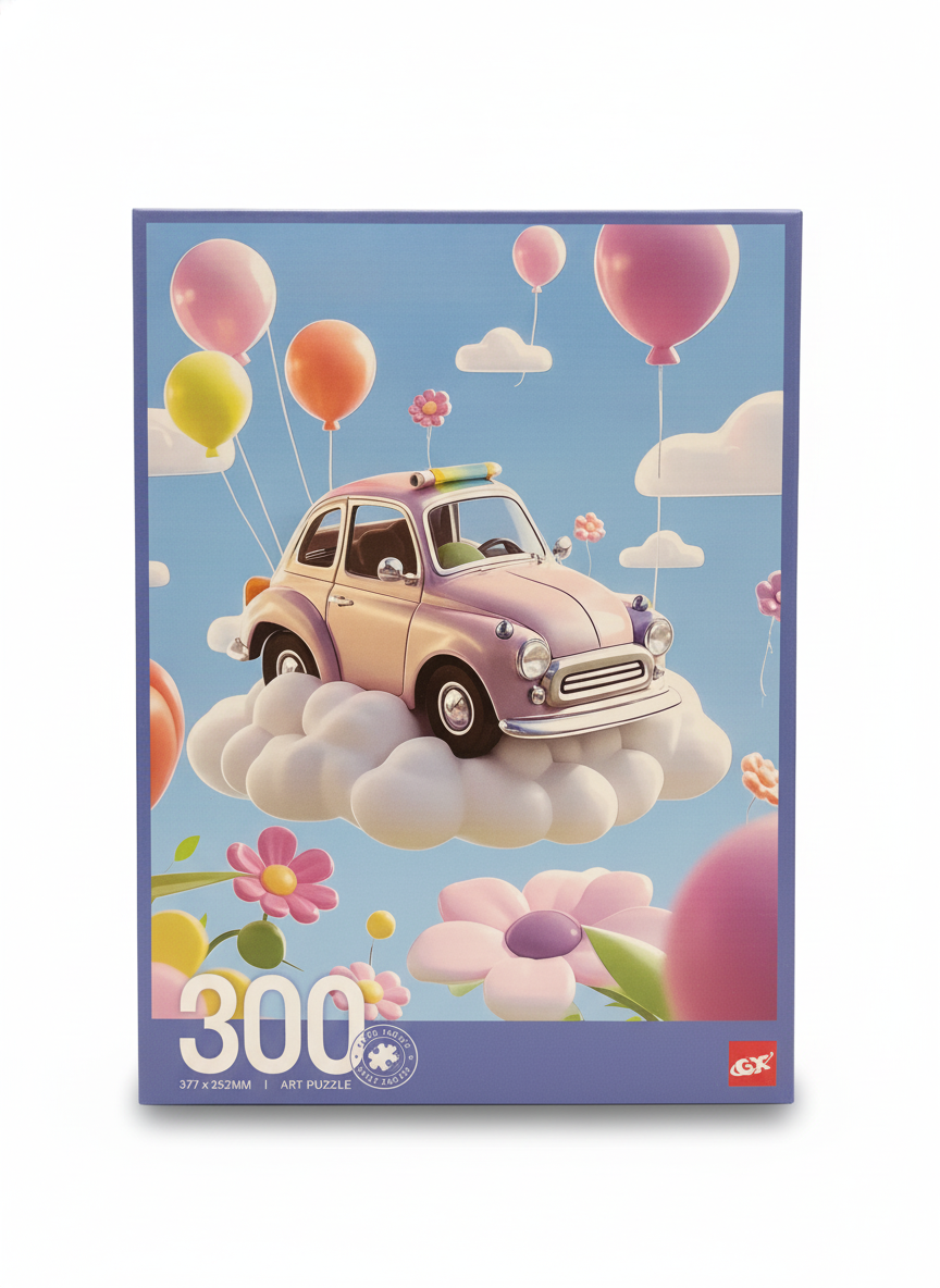 GX 300 Piece Art Puzzle: Dreamy Floating Car