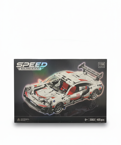 SPEED BUILDING BLOCKS 1:18 Scale Sports Car (Model 3303)