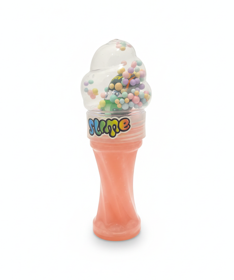 WERTY Slime Ice Cream Cone with Foam Beads & Character