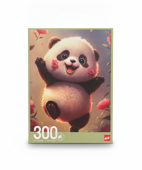 GX Silky Touch Panda Art Puzzle - 300 Pieces