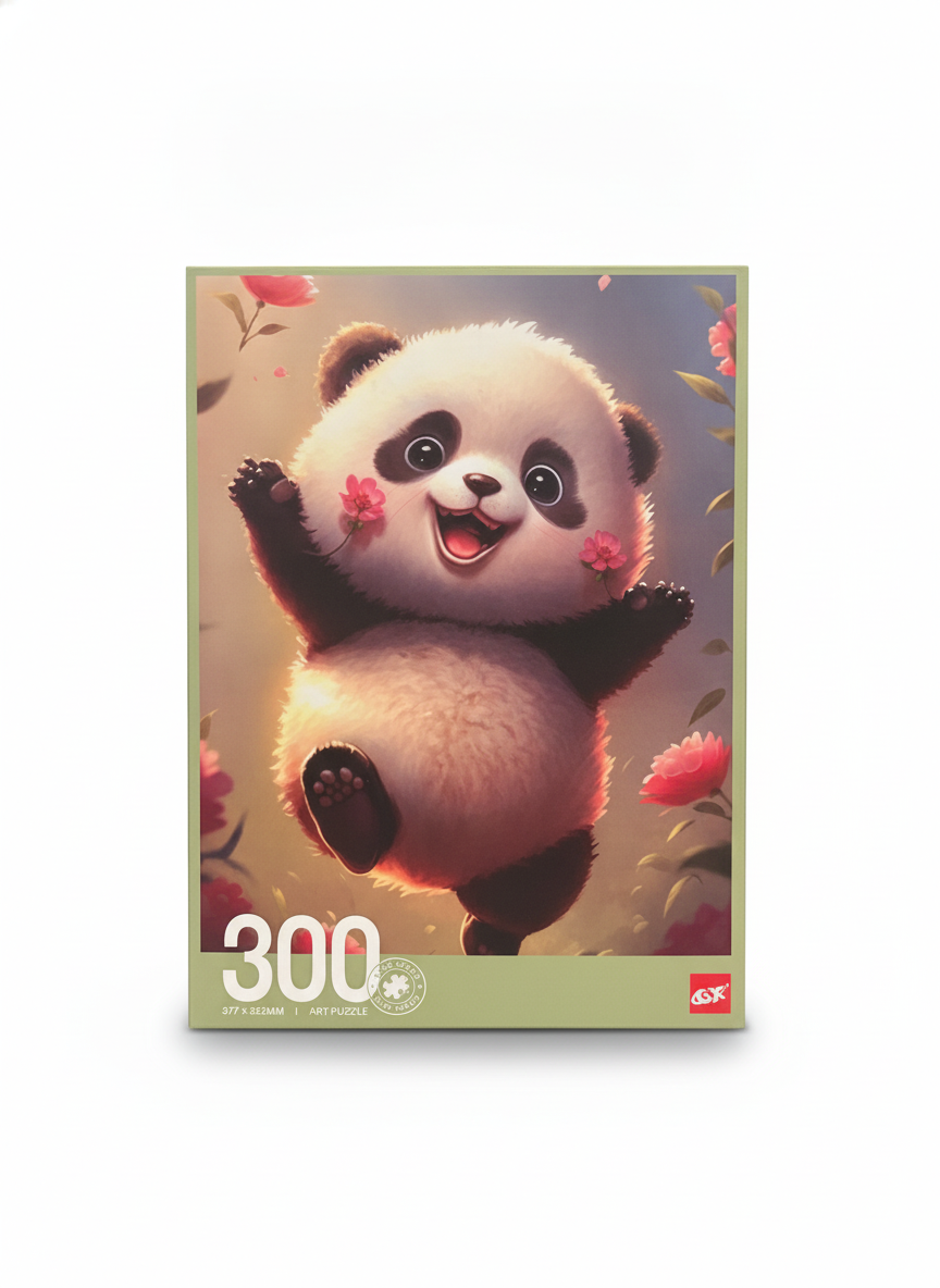 GX Silky Touch Panda Art Puzzle - 300 Pieces