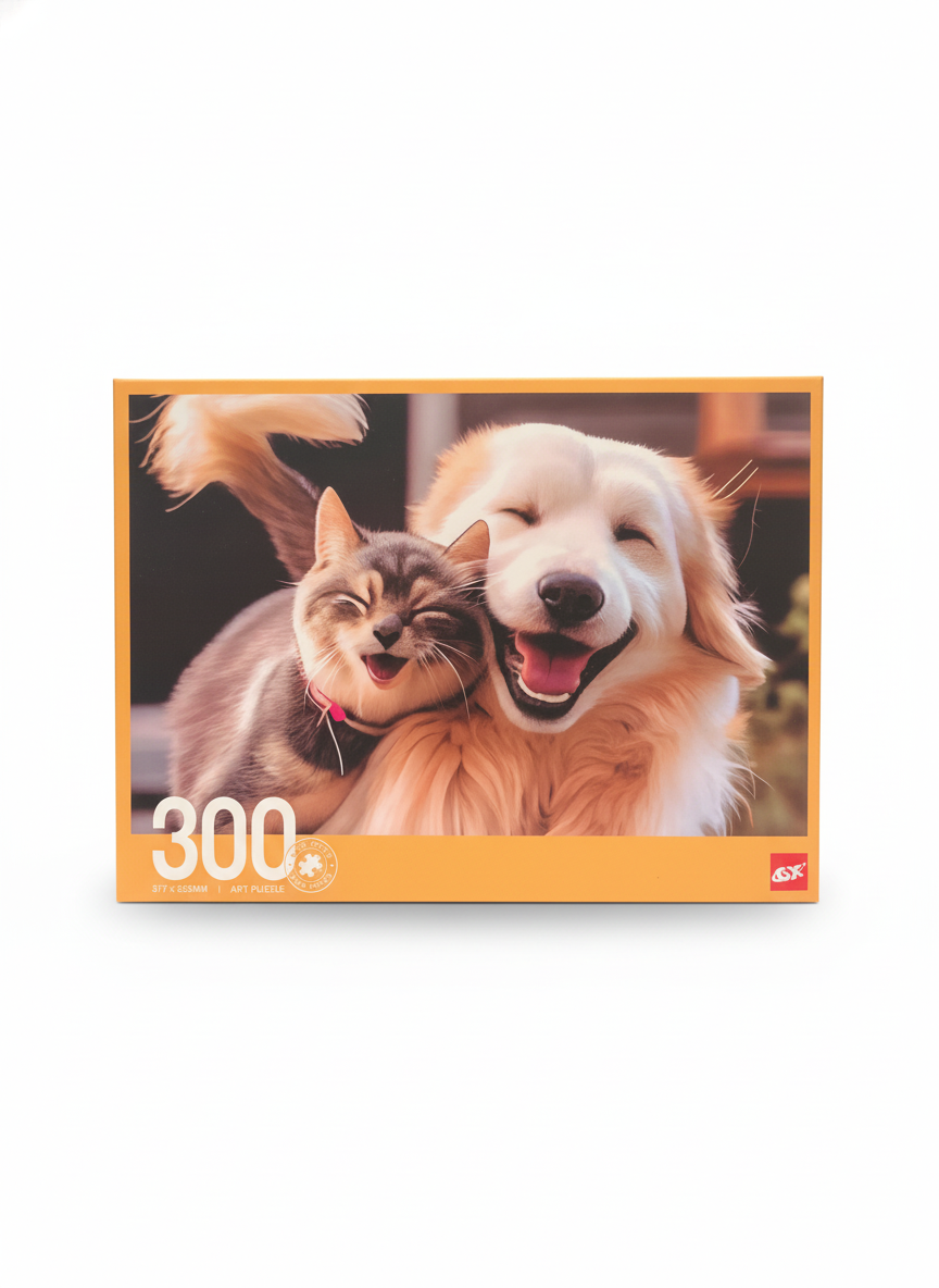 Smiling Pet Friends 300 Piece Art Puzzle