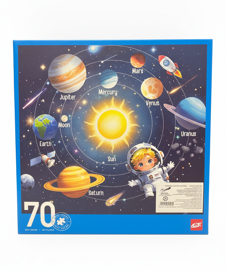 Silky Touch 70 Piece Solar System Art Puzzle