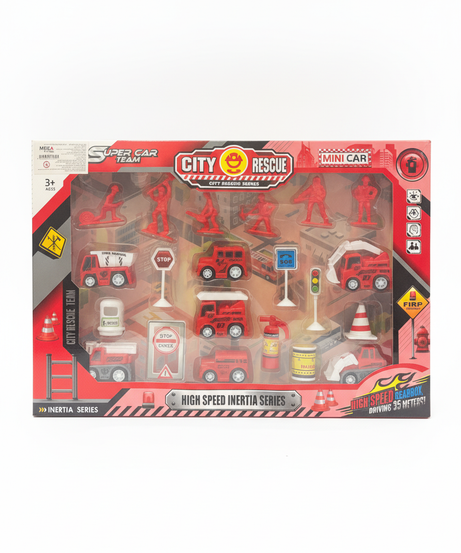 SUPER CAR TEAM City Rescue Series Mini Cars