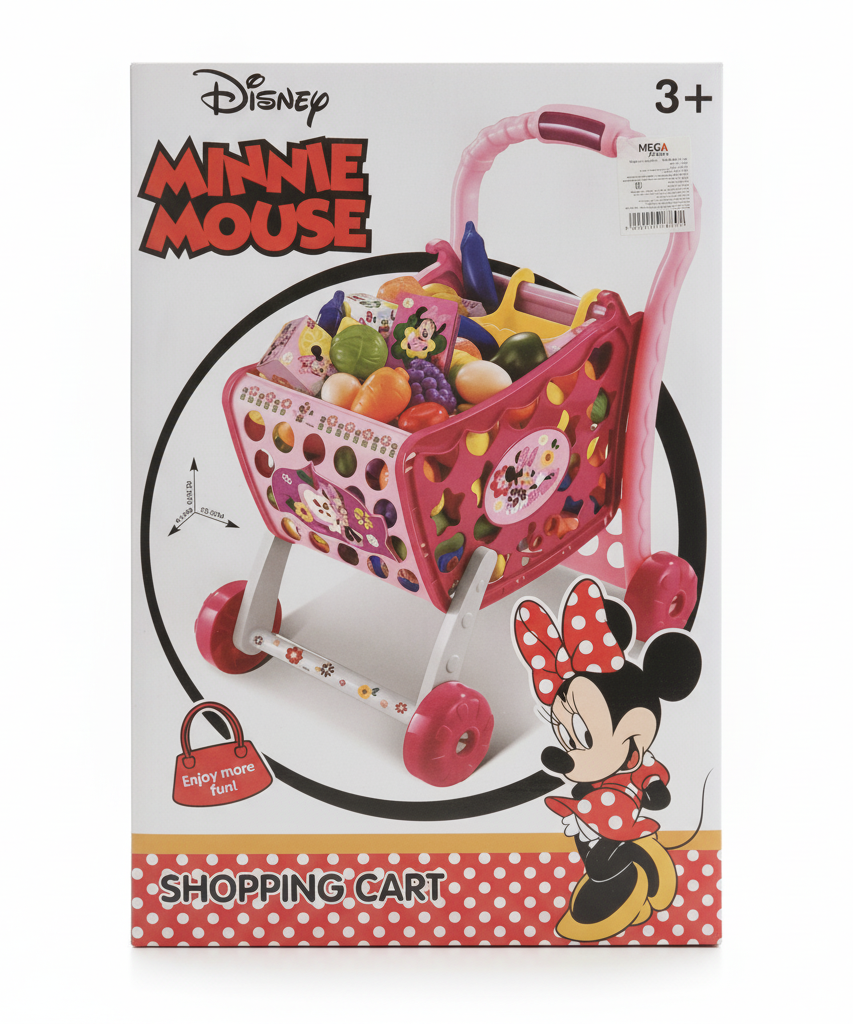 Disney Minnie Mouse Shopping Cart