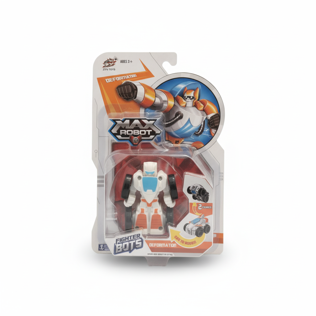Ziyu Toys Max Robot Fighter Bots Deformation Action Figure