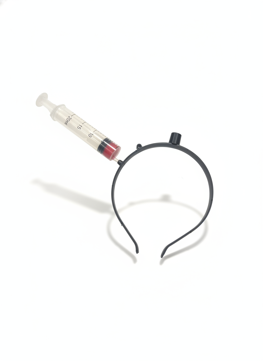 Bloody Syringe Halloween Headband