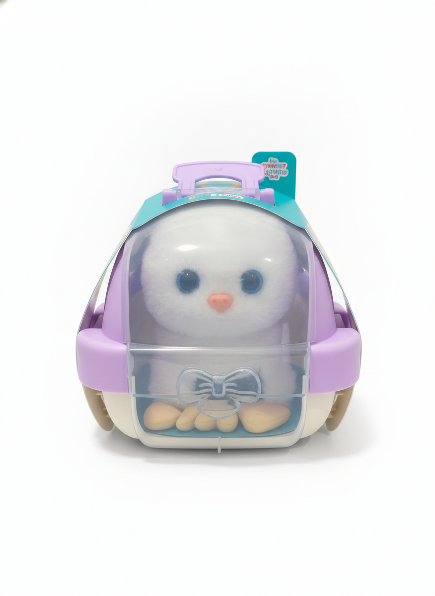 Cute Mini Glitter Plush Pet Carrier