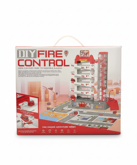 DIY Fire Control Fire Engine Adventure Series Building Set