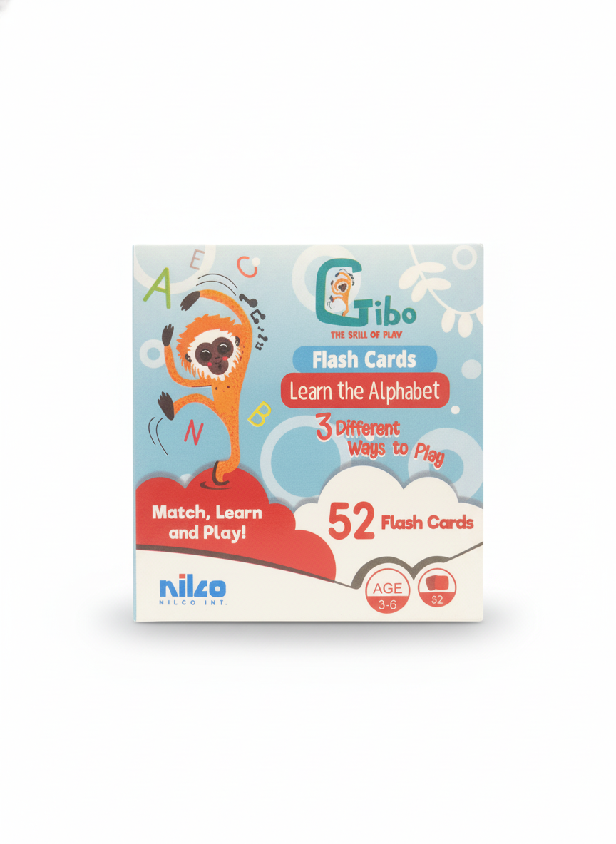 Gibo Flash Cards Learn the Alphabet
