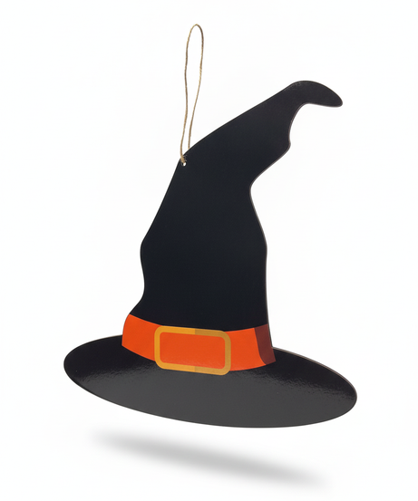 Hanging Halloween Witch Hat Decoration