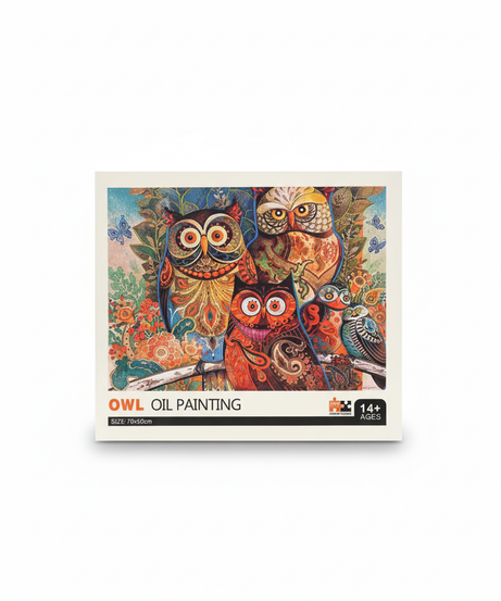 OWL OIL PAINTING Jigsaw Puzzle