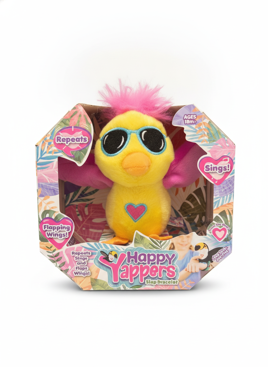Happy Yappers Slap Bracelet Interactive Plush Toy