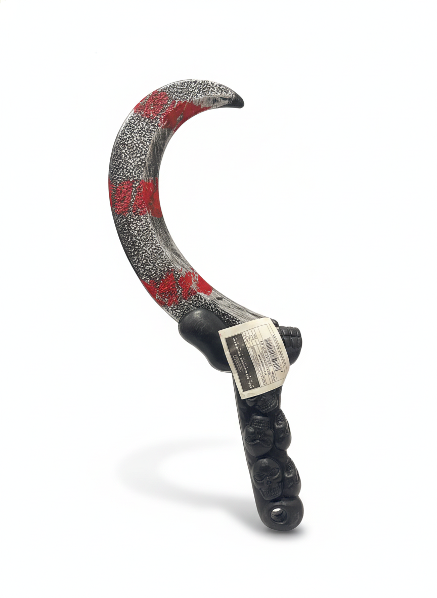 Halloween Bloody Skull Sickle Prop