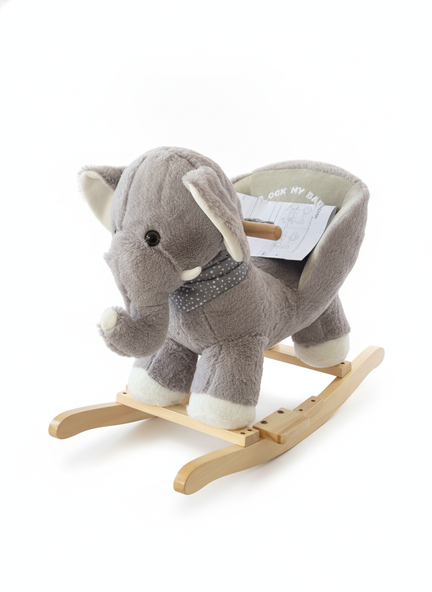 Rock My Baby Plush Rocking Elephant