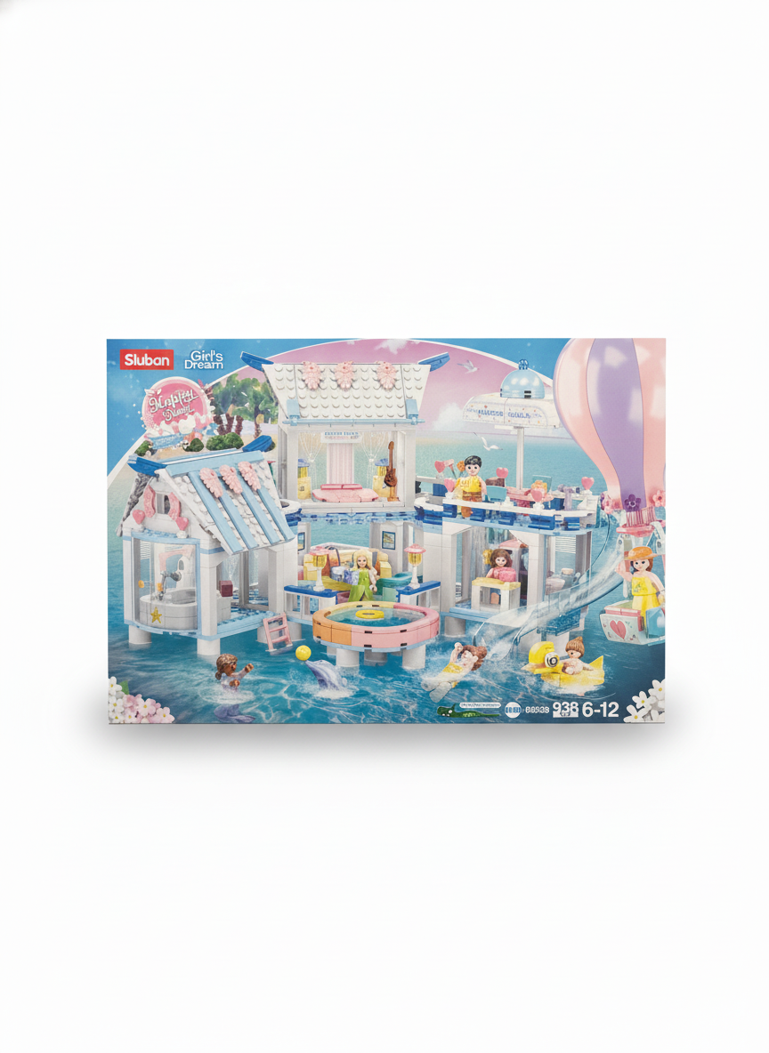 Sluban Girl's Dream Happy Diary Water Villa