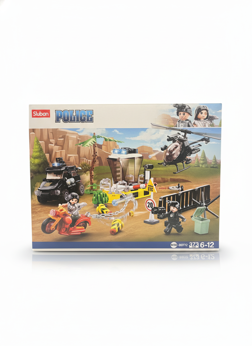 Sluban Police Building Blocks Set