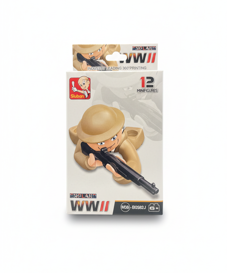 Sluban England WWII Collectible Minifigure Blind Box (Series 12)