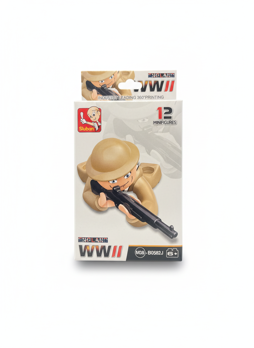 Sluban England WWII Collectible Minifigure Blind Box (Series 12)