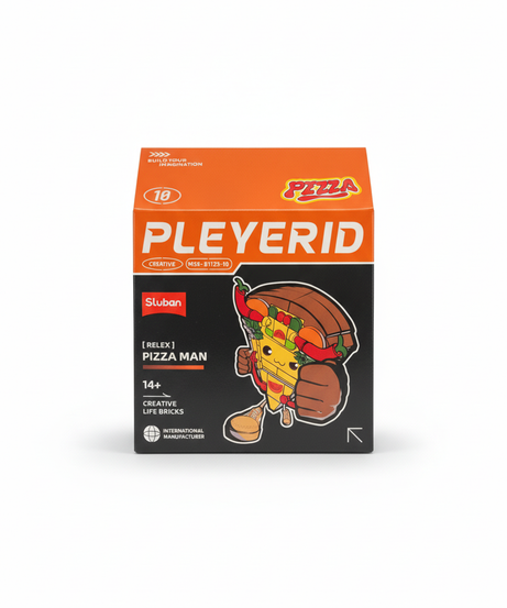 Sluban PLEYERID [RELEX] Pizza Man Creative Life Bricks