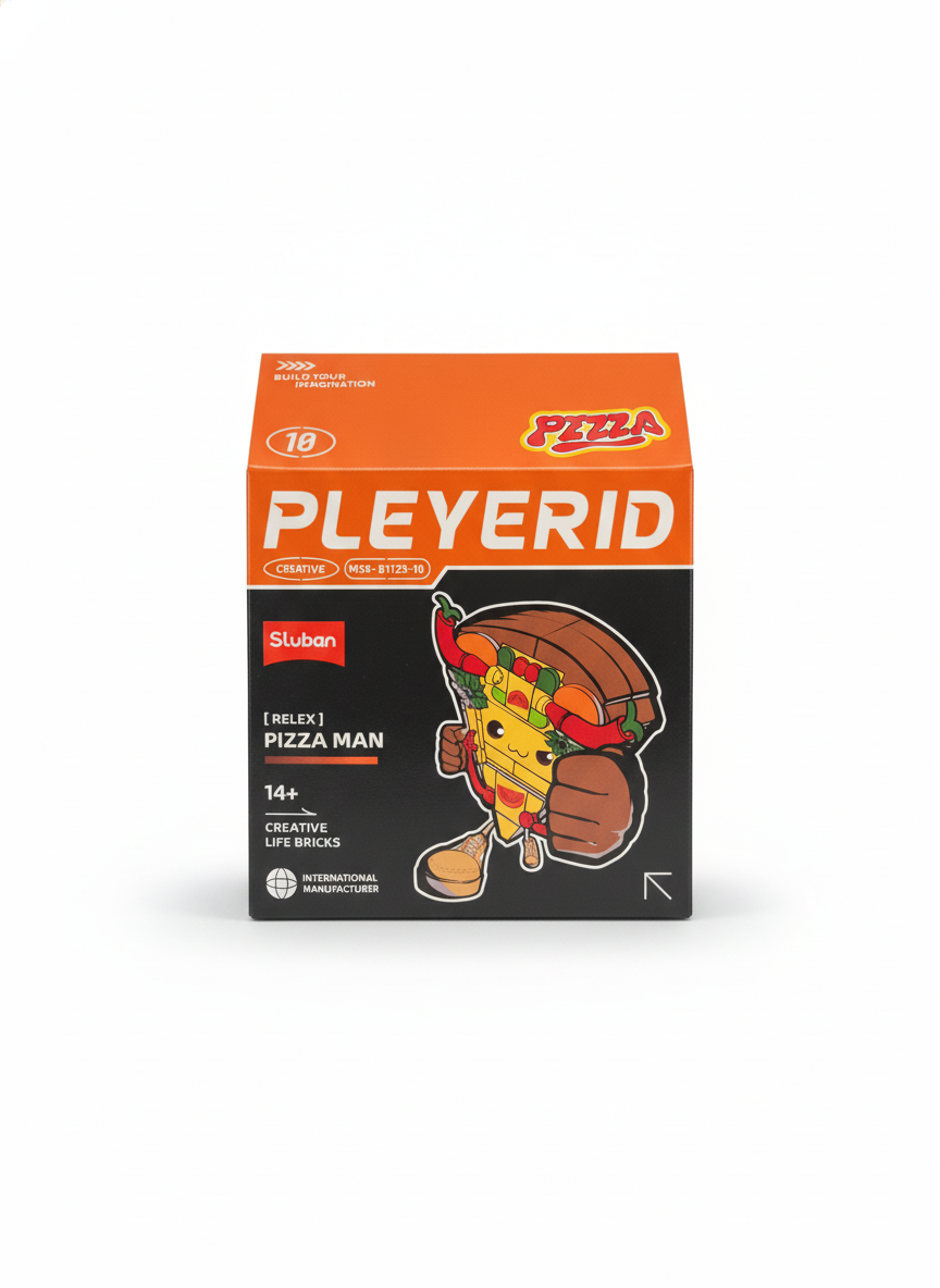 Sluban PLEYERID [RELEX] Pizza Man Creative Life Bricks