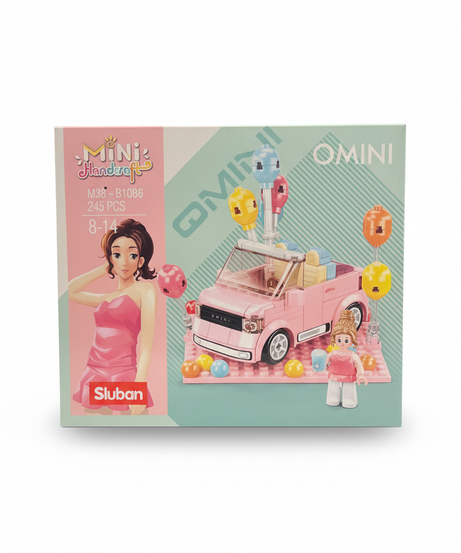 Sluban MINI Handcraft OMINI Convertible Car Building Blocks M38-B1086