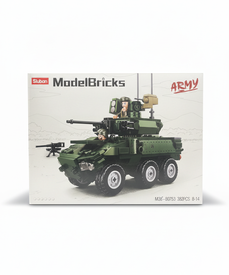 Sluban ModelBricks ARMY M38-B0753 Armored Vehicle Building Set