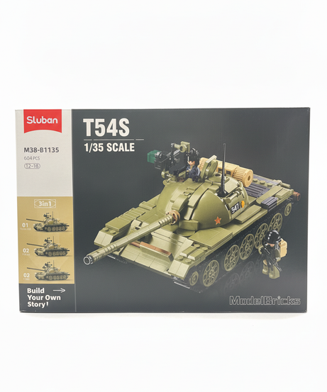 Sluban T54S 3-in-1 Model Bricks Tank (M38-B1135)