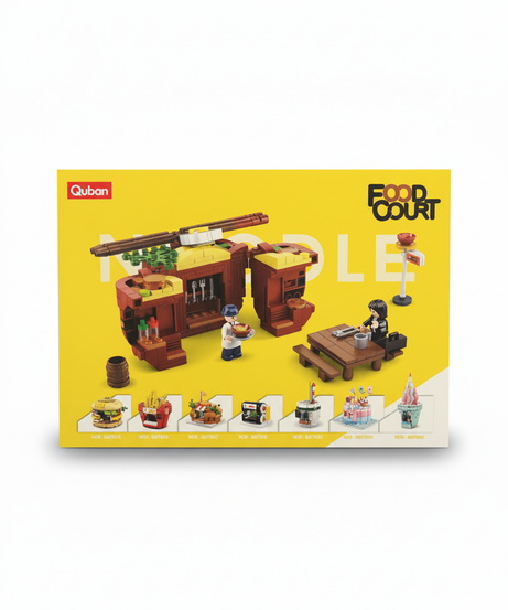 ubann Food Court Noodle Building Blocks Set