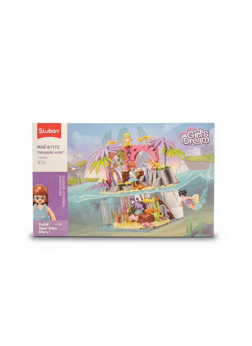 Sluban Girl's Dream Theme Park Treasure Hunt (M38-B1172)
