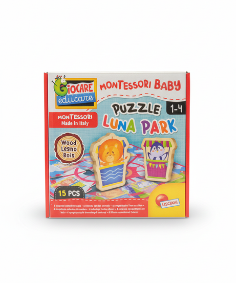 Giocare Educare Montessori Baby Puzzle Luna Park