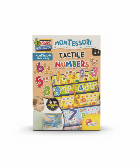 GIOCARE EDUCARE MONTESSORI TACTILE NUMBERS