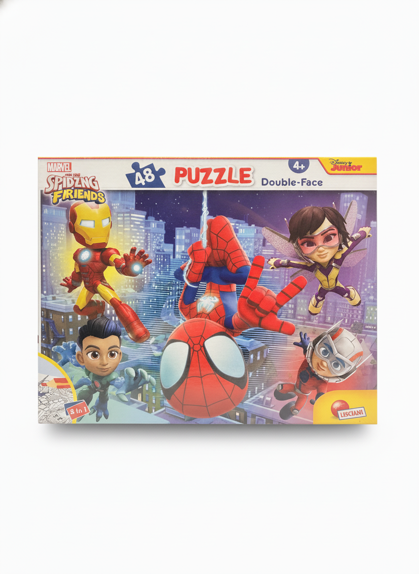 Spidey and His Amazing Friends 48-Piece Double-Face Puzzle